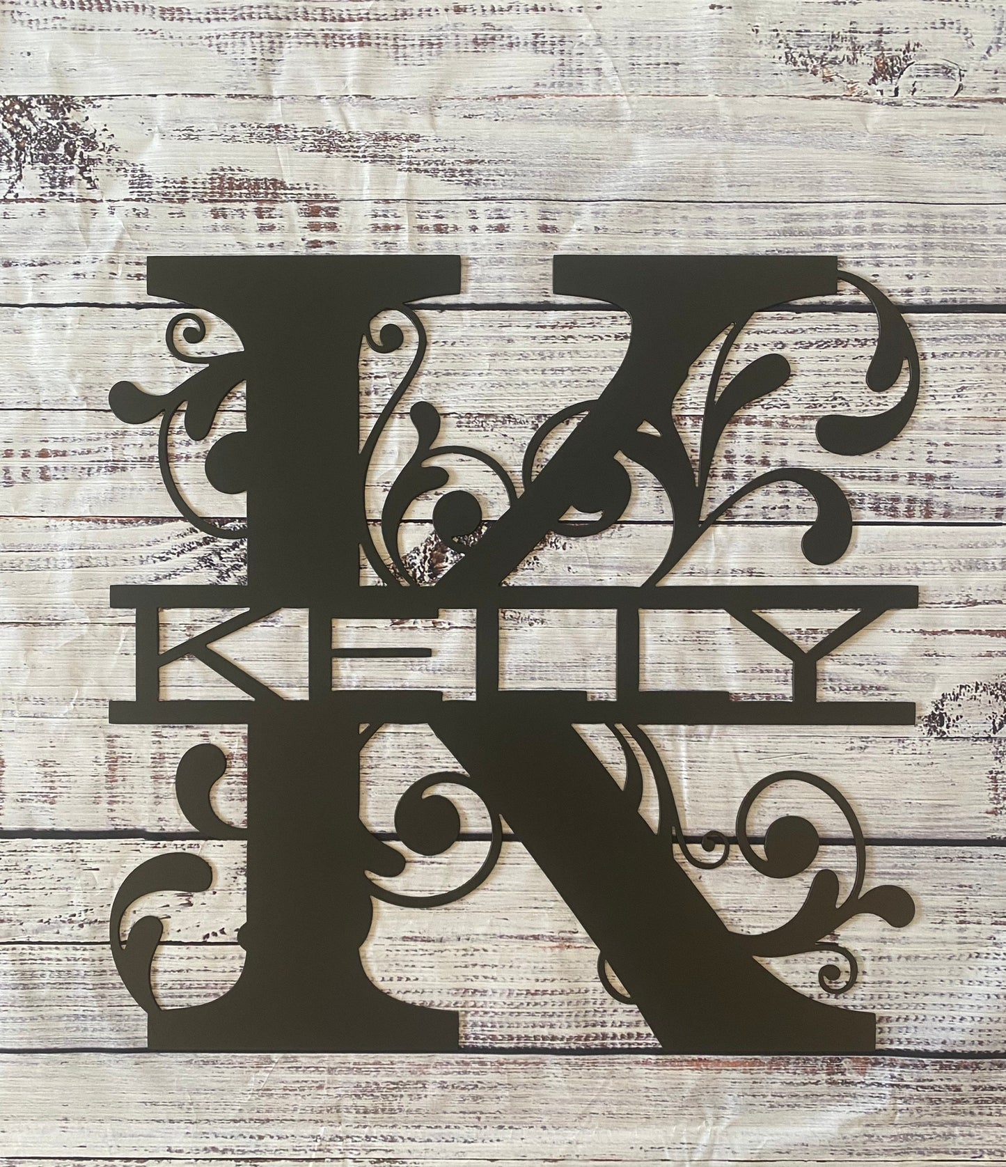 Custom Steel Family Monogram 22 inch