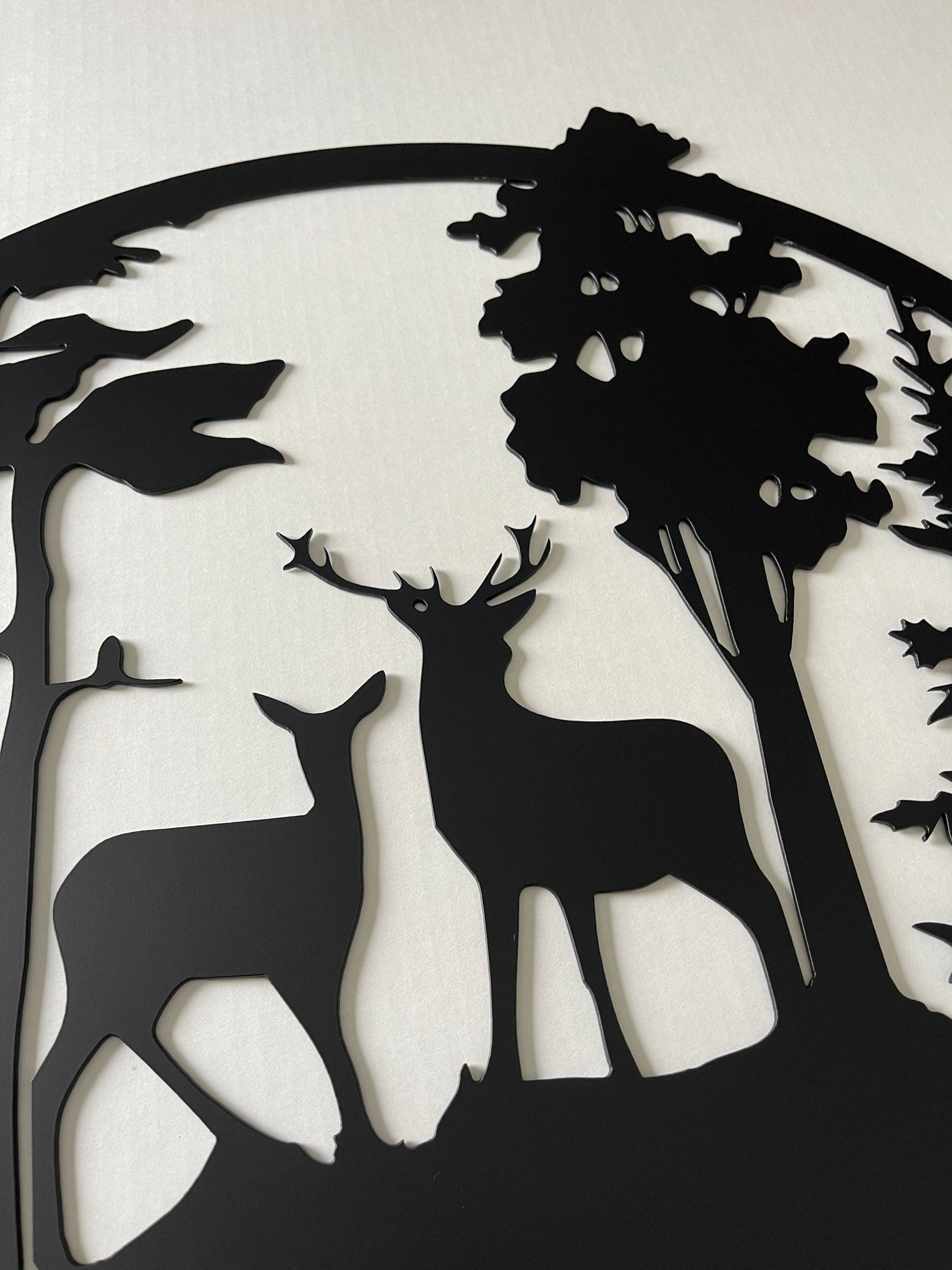 Metal Deer Forest Custom Name Sign 24 Hour Rush Avail