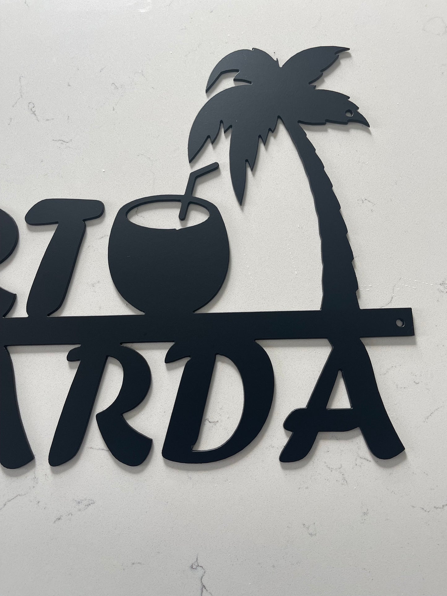 Metal Sign, Puerto Barkyarda, Backyard Steel 20 inch